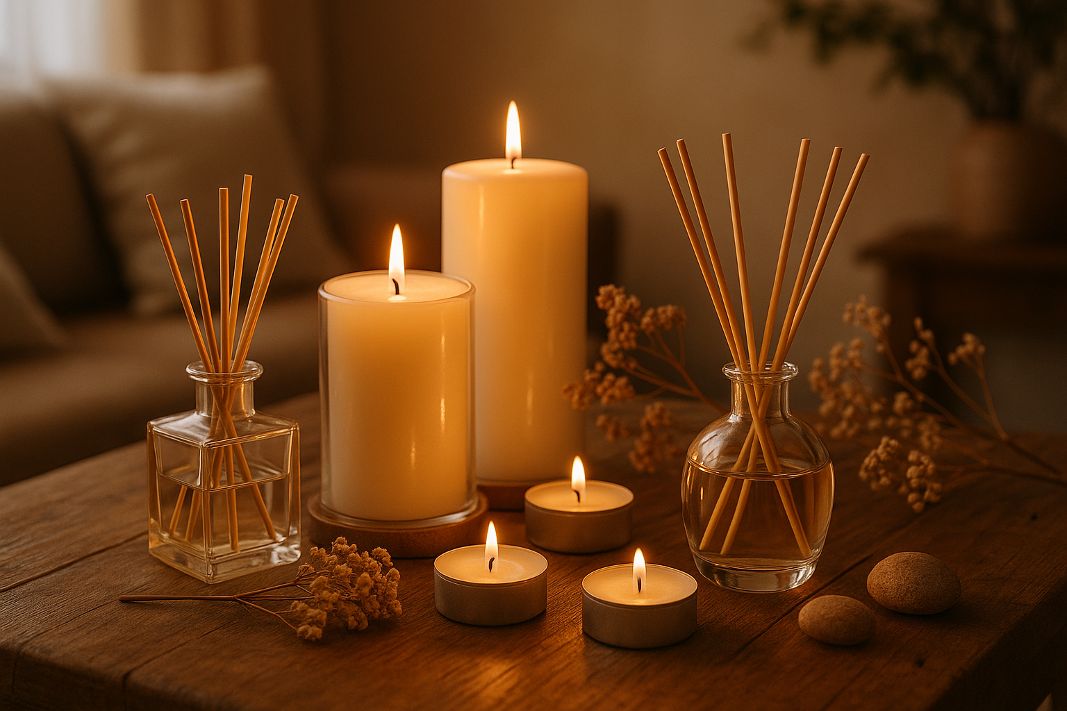 cadnles and diffusers